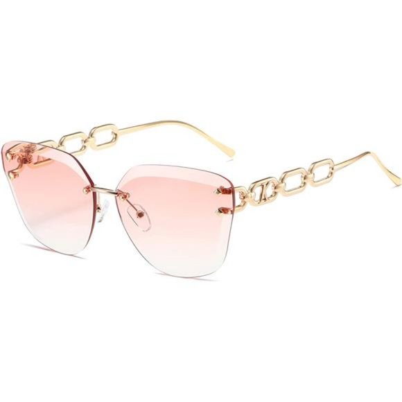 AEVOGUE Sunglasses For Women Oversized Rimless main image 4